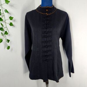 Tribe A United People Hemp Cotton Mandarin Style Jacket